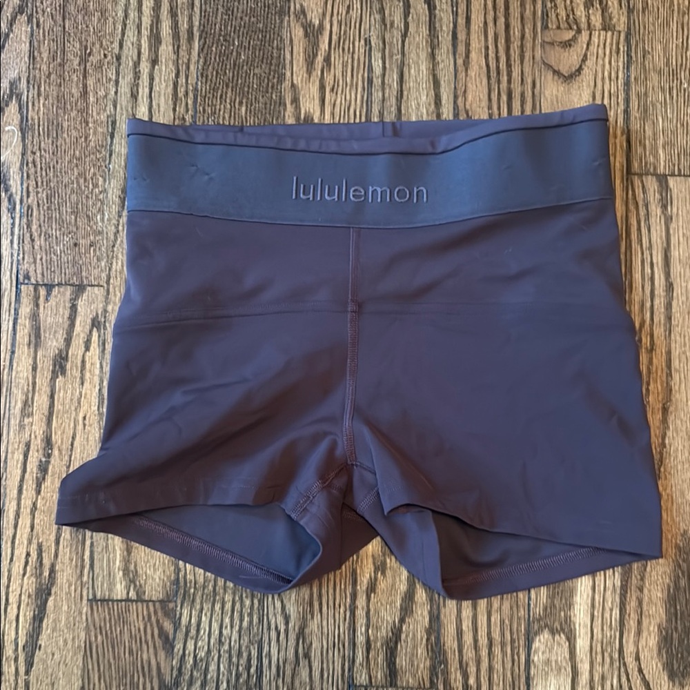 Lululemon Athletica license to train Brown Athletic Shorts 2” size 6
